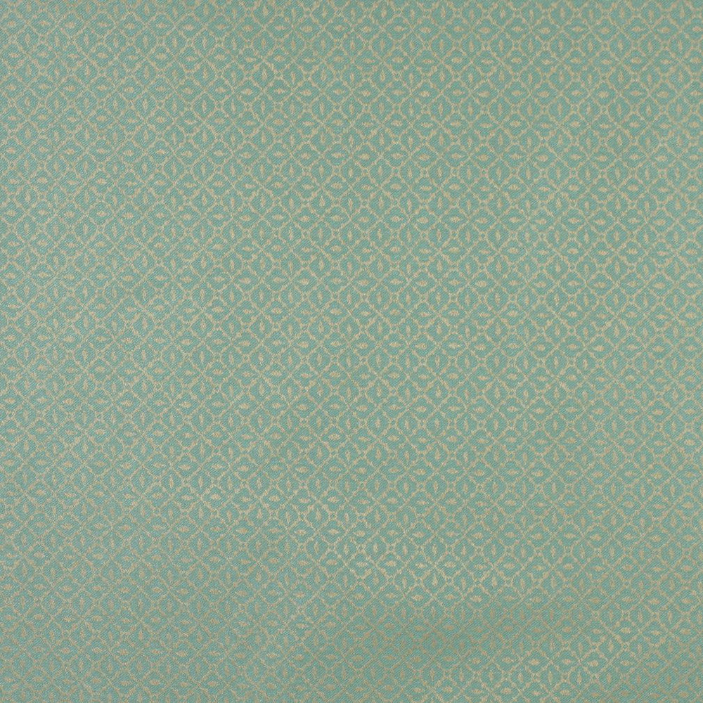 6608 Seafoam/Mosaic by Charlotte Designer Fabric Outdoor/Indoor Oasis III 100% Woven Polyester Made In USA Exceeds 48,000 Wyzenbeek Rubs (Heavy Duty) Horizontal: 2.0" x Vertical: 1.0" 54 Inches - Swanky Fabrics -