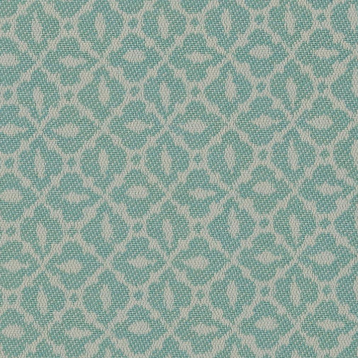 6612 Lagoon/Mosaic by Charlotte Designer Fabric Outdoor/Indoor Oasis III 100% Woven Polyester Made In USA Exceeds 48,000 Wyzenbeek Rubs (Heavy Duty) Horizontal: 2.0" x Vertical: 1.0" 54 Inches - Swanky Fabrics -