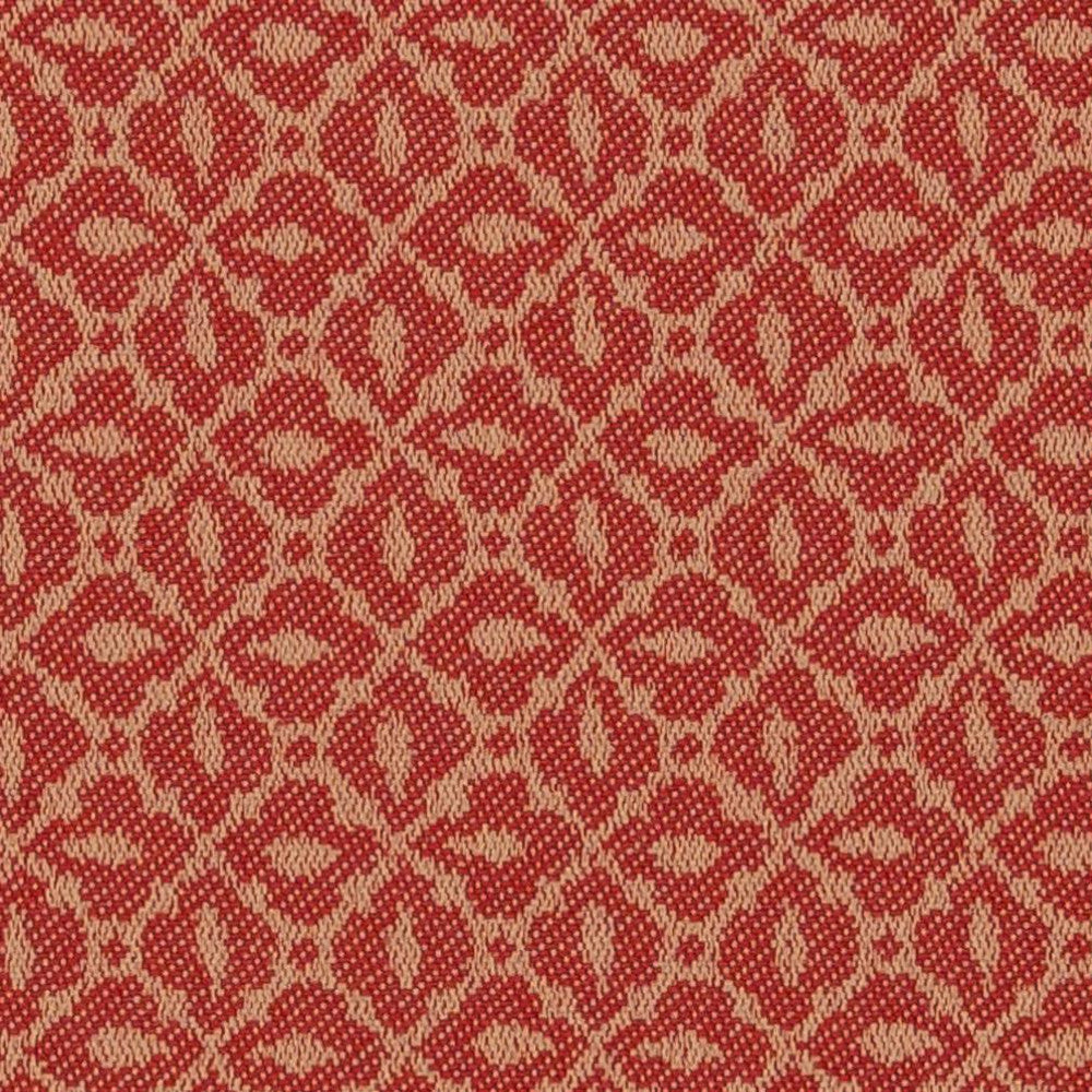 6614 Ruby/Mosaic by Charlotte Designer Fabric Outdoor/Indoor Oasis III 100% Woven Polyester Made In USA Exceeds 48,000 Wyzenbeek Rubs (Heavy Duty) </p><p>Repeat: Horizontal: 2.0" x Vertical: 1.0" 54 Inches - Swanky Fabrics -