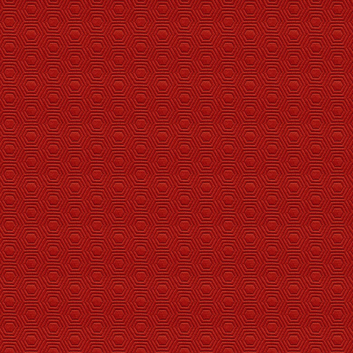 Honeycomb Ruby 66173 by Schumacher Designer Fabric MARY MCDONALD See Sample SPAIN MEDIUM DUTY </p><p>Repeat: Horizontal: 1 5/8" (4CM) and Vertical: 2" (5CM) 53 1/8" WIDE (135CM) - Swanky Fabrics -