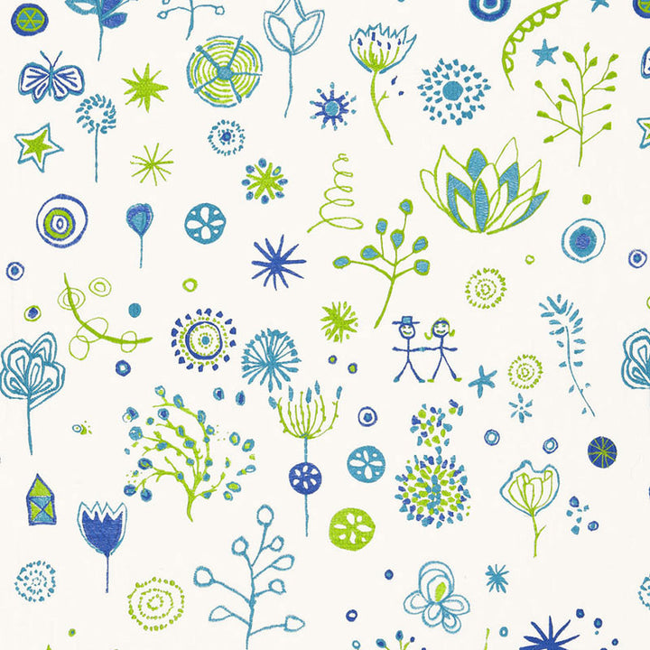 Lollipop Turquoise / Leaf 66241 by Schumacher Fabric Schumacher Fabric Lollipop Turquoise / Leaf 66241Fabric COTTON 82% INDIA </p><p>Repeat: H: HORZ. 25" (64CM) , V: VERT. 30 1/2" (77CM) 50 - Fabric Carolina -