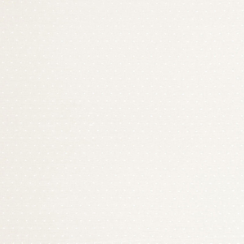 Pin Dot Madras Ivory 66270 by Schumacher Designer Fabric COUNTRY CHIC See Sample SCOTLAND NOT APPLICABLE </p><p>Repeat: Horizontal: 1/4" (1CM) and Vertical: 1 1/8" (3CM) 65 1/2" WIDE (166CM) - Swanky Fabrics -