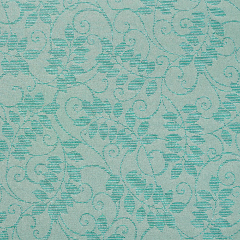 6628 Lagoon/Vine by Charlotte Designer Fabric Outdoor/Indoor Oasis III 100% Woven Polyester Made In USA Exceeds 48,000 Wyzenbeek Rubs (Heavy Duty) Horizontal: 29.0" x Vertical: 29.0" 54 Inches - Swanky Fabrics -