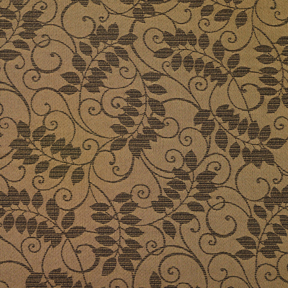 6631 Cafe/Vine by Charlotte Designer Fabric Outdoor/Indoor Oasis III 100% Woven Polyester Made In USA Exceeds 48,000 Wyzenbeek Rubs (Heavy Duty) </p><p>Repeat: Horizontal: 29.0" x Vertical: 29.0" 54 Inches - Swanky Fabrics -