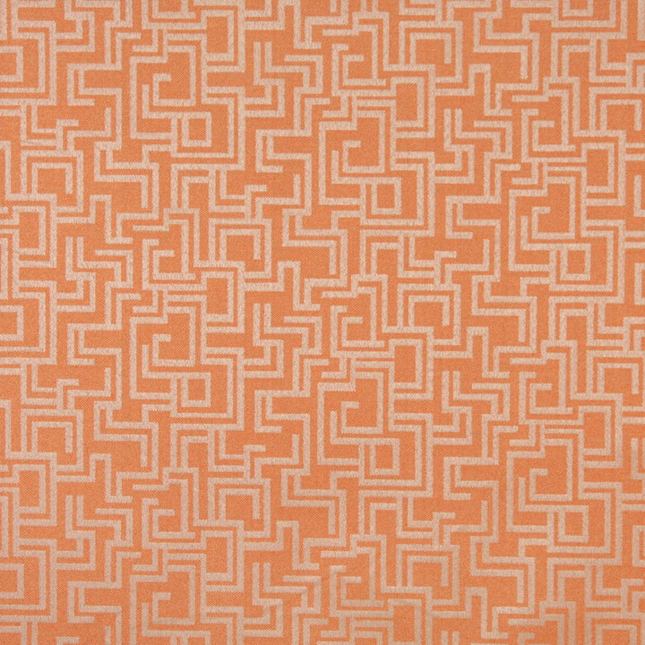 6635 Nectar/Geometric by Charlotte Designer Fabric Outdoor/Indoor Oasis III 100% Woven Polyester Made In USA Exceeds 48,000 Wyzenbeek Rubs (Heavy Duty) Horizontal: 29.0" x Vertical: 10.0" 54 Inches - Swanky Fabrics -