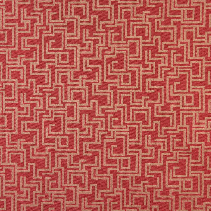 6638 Ruby/Geometric by Charlotte Designer Fabric Outdoor/Indoor Oasis III 100% Woven Polyester Made In USA Exceeds 48,000 Wyzenbeek Rubs (Heavy Duty) </p><p>Repeat: Horizontal: 29.0" x Vertical: 10.0" 54 Inches - Swanky Fabrics -