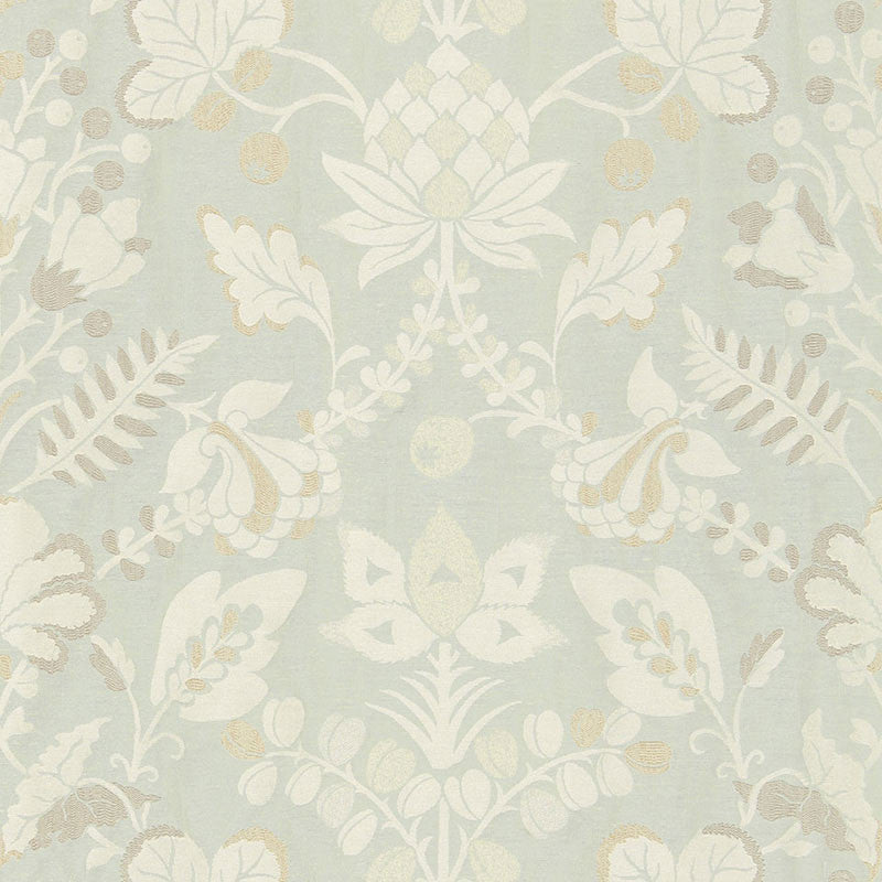 Sorano Weave Celestial 66390 by Schumacher Designer Fabric PALAZZO LINEN 35% COTTON 25% ITALY WYZENBEEK 10,000 </p><p>Repeat: Horizontal: 27" (69CM) and Vertical: 26" (66CM) 54 - Swanky Fabrics -