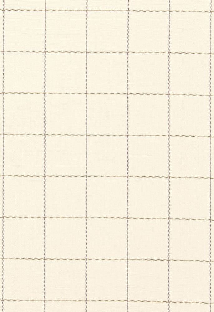 Mellier Plaid Ivory 66451 by Schumacher Designer Fabric Courtrai 100% Trevira Martindale 50,000 Horizontal: 4.25 and Vertical: 4.25 56 - Swanky Fabrics -