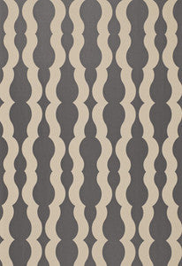 Villeroux Weave Charcoal 66570 by Schumacher Designer Fabric