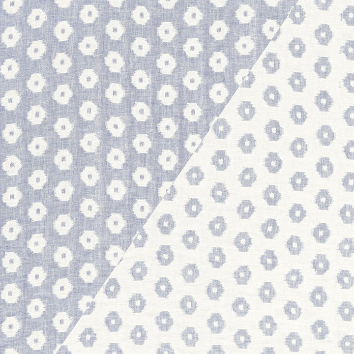 Timur Weave Indigo 66612 by Schumacher Designer Fabric PALAZZO See Sample SPAIN MEDIUM DUTY </p><p>Repeat: Horizontal: 1 1/8" (3CM) and Vertical: 4 1/2" (11CM) 118" WIDE (300CM) - Swanky Fabrics -