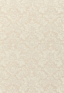 Montisi Linen Damask Flax 66620 by Schumacher Designer Fabric