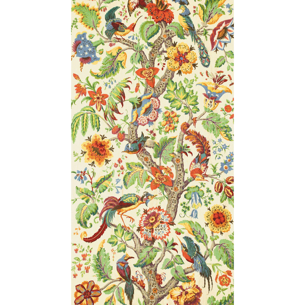 Tree Of Life Multi by Lee Jofa Designer Fabric - LINEN - 100% Thailand LIGHT Horizontal: 0 and Vertical: 100 50 - Swanky Fabrics -
