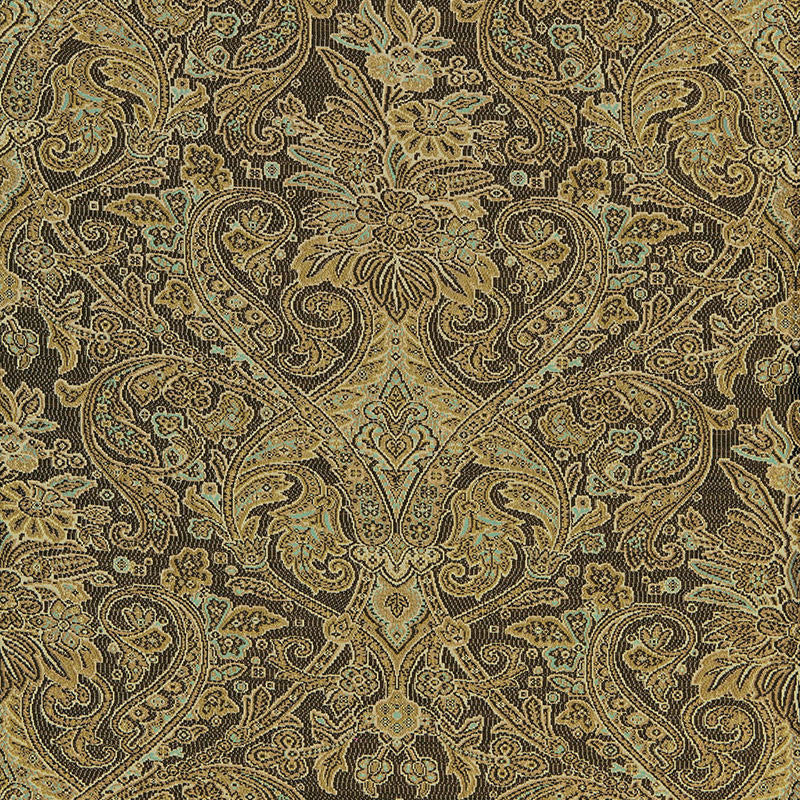 Sinclair Wool Paisley Java 66710 by Schumacher Fabric Schumacher Fabric Sinclair Wool Paisley Java 66710Fabric WOOL 39% FRANCE </p><p>Repeat: H: HORZ. 13 1/2" (34CM) , V: VERT. 27 1/2" (70CM) 54 - Fabric Carolina -