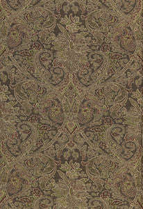 Sinclair Wool Paisley Ash 66712 by Schumacher Designer Fabric