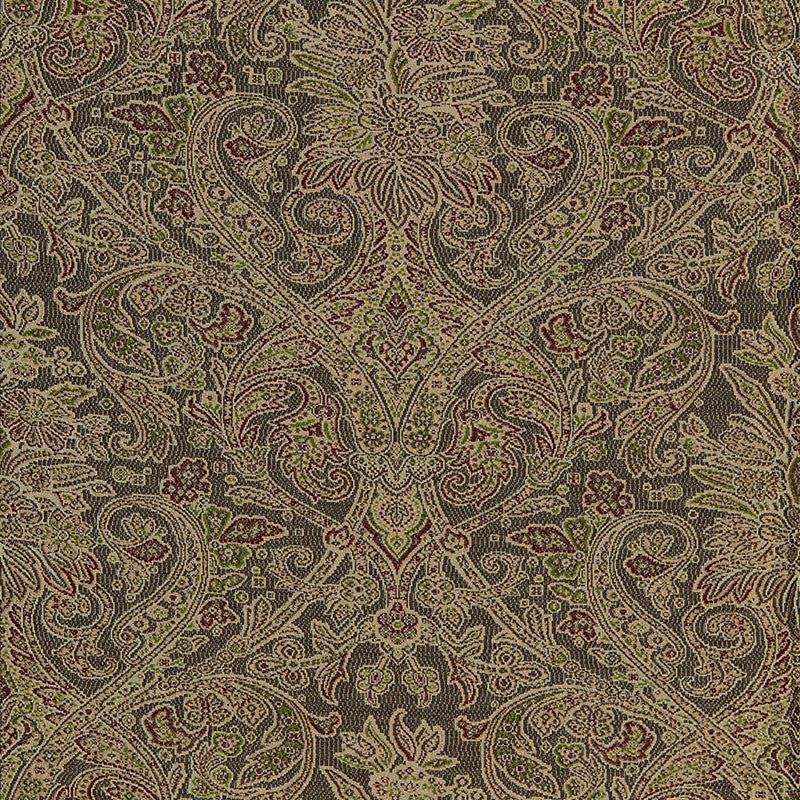 Sinclair Wool Paisley Ash 66712 by Schumacher Designer Fabric LUXE LODGE WOOL 39% VISCOSE 37% FRANCE MARTINDALE 14,000 </p><p>Repeat: Horizontal: 13 1/2" (34CM) and Vertical: 27 1/2" (70CM) 54 - Swanky Fabrics -