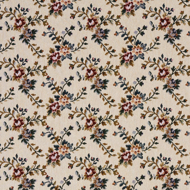 6675 Praline by Charlotte Designer Fabric Tapestry Treasures III 36% Polyester, 32% Cotton, 32% Olefin Canada Exceeds 100,000 Wyzenbeek Rubs (Heavy Duty) Horizontal: 6.75" x Vertical: 4.5" 54 Inches - Swanky Fabrics -