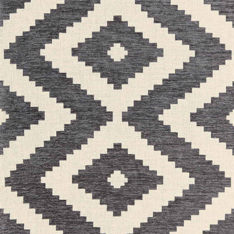 Vail Chenille Cinder 66760 by Schumacher Designer Fabric LUXE LODGE See Sample UNITED STATES OF AMERICA . </p><p>Repeat: Horizontal: 26" (66CM) and Vertical: 14" (36CM) 51 1/2" WIDE (131CM) - Swanky Fabrics -