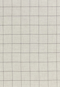 Bancroft Wool Plaid Fog 66772 by Schumacher Designer Fabric