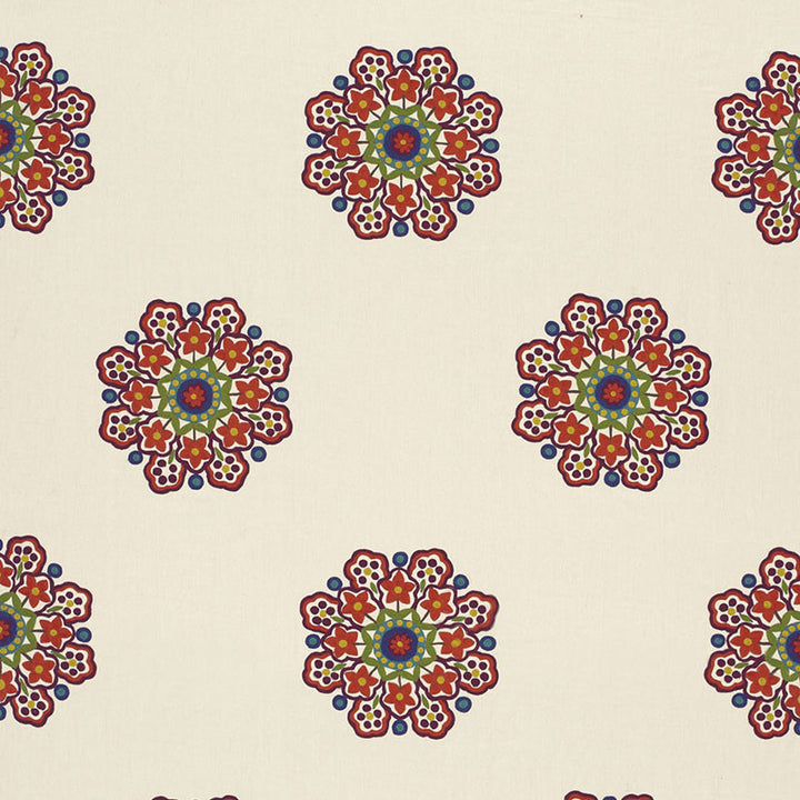 Chennai Linen Embroidery Festival 66821 by Schumacher Designer Fabric CLASSIC WOVENS See Sample INDIA . </p><p>Repeat: Horizontal: 12 7/8" (33CM) and Vertical: 31 1/2" (80CM) 51 5/8" WIDE (131CM) - Swanky Fabrics -