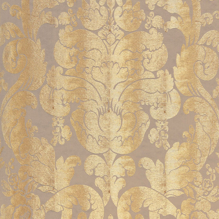 Zelda Damask Gilt 66841 by Schumacher Fabric Schumacher Fabric Zelda Damask Gilt 66841Fabric LINEN 36% ITALY </p><p>Repeat: H: HORZ. 25 1/2" (65CM) , V: VERT. 28" (71CM) 51 - Fabric Carolina -