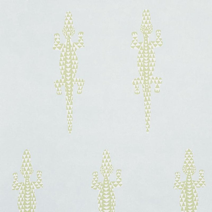 Baracoa Mineral 5012100 by Schumacher Designer Wallpaper Copacabana 27.0" - Swanky Fabrics -