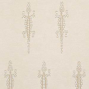 Baracoa Neutral 5012101 by Schumacher Designer Wallpaper