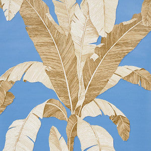 Erisimo Blue 5012112 by Schumacher Designer Wallpaper