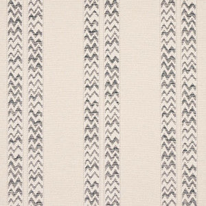 Kudu Stripe Black 5012310 by Schumacher Designer Wallpaper