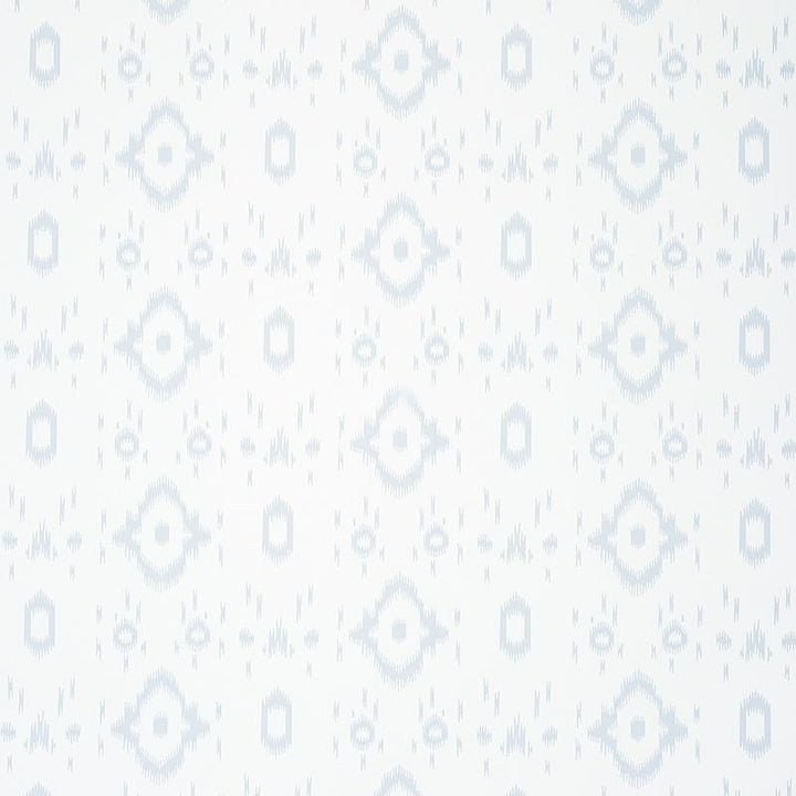 Tabitha Orpington Blue 5012200 by Schumacher Designer Wallpaper East Meets West 6.75" - Swanky Fabrics -