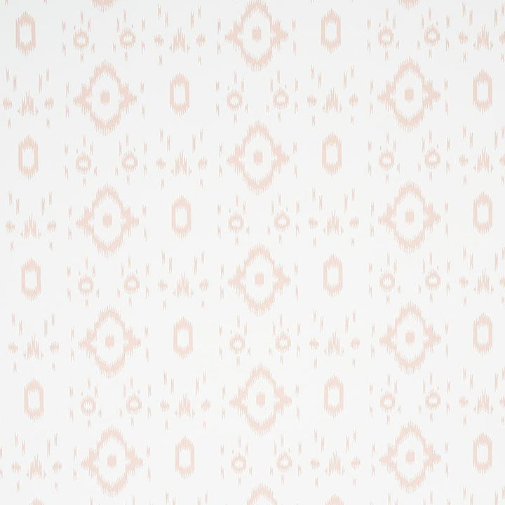 Tabitha Quiet Pink 5012201 by Schumacher Designer Wallpaper East Meets West 6.75" - Swanky Fabrics -