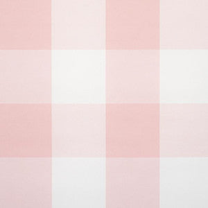 Willa Check Large Pink 5012354 by Schumacher Designer Wallpaper