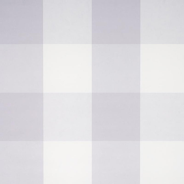 Willa Check Large Lavender 5012355 by Schumacher Designer Wallpaper Plaid Wallcoverings 13.5" - Swanky Fabrics -