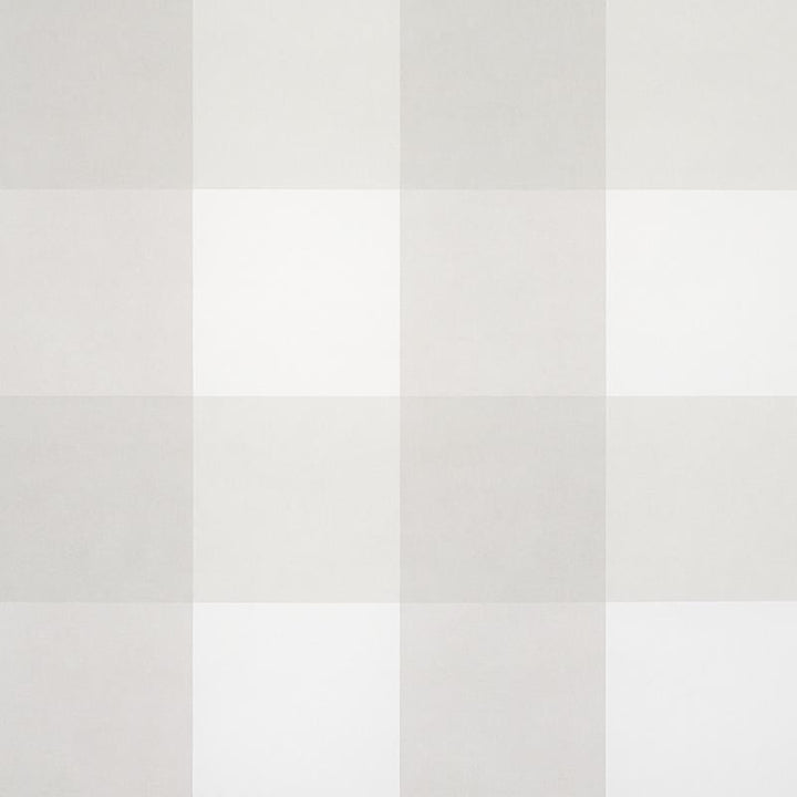 Willa Check Large Birch 5012358 by Schumacher Designer Wallpaper Plaid Wallcoverings 13.5" - Swanky Fabrics -