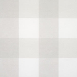 Willa Check Large Birch 5012358 by Schumacher Designer Wallpaper
