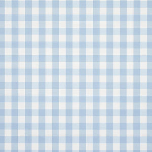 Willa Check Small Chambray 5012360 by Schumacher Designer Wallpaper