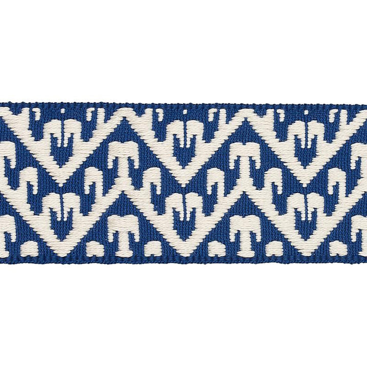 Tivoli Tape Blue 80011 by Schumacher Designer Trim Copacabana - Swanky Fabrics -