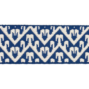 Tivoli Tape Blue 80011 by Schumacher Designer Trim