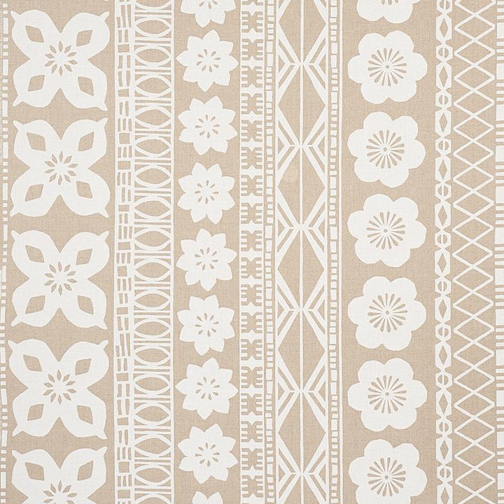 Mrs. Howell Natural 179870 by Schumacher Designer Fabric Copacabana 54.0" - Swanky Fabrics -