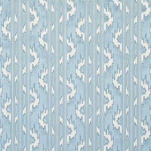 Murat Velvet Sky 80320 by Schumacher Designer Fabric