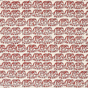 Ellies Hand Block Print Rust 179751 by Schumacher Designer Fabric