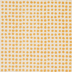 Seed Hand Block Print Mustard 179770 by Schumacher Designer Fabric