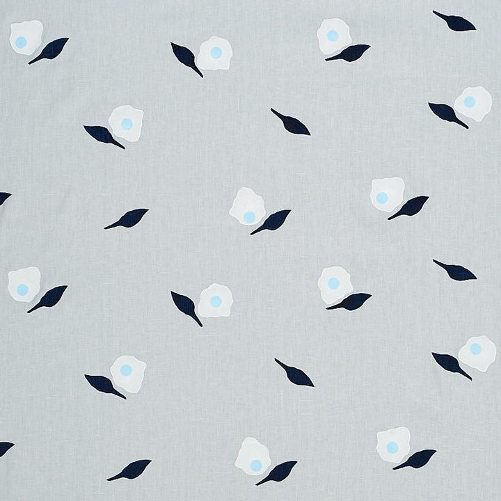 Aquinnah Hand Block Sky 179890 by Schumacher Designer Fabric Caroline Z Hurley 54.0" - Swanky Fabrics -