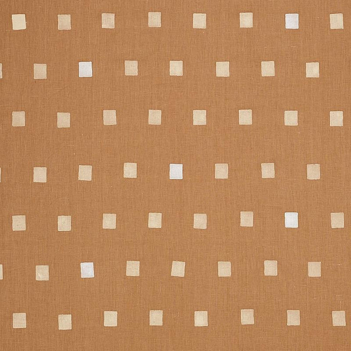 Inkwell Hand Block Camel 179921 by Schumacher Designer Fabric Caroline Z Hurley 54.5" - Swanky Fabrics -