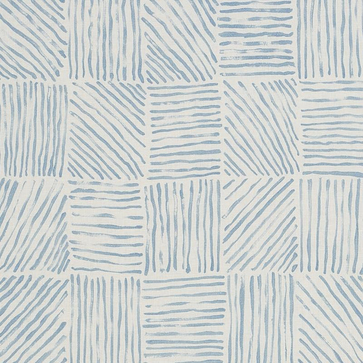 Katama Sky 179901 by Schumacher Designer Fabric Caroline Z Hurley 27.0" - Swanky Fabrics -