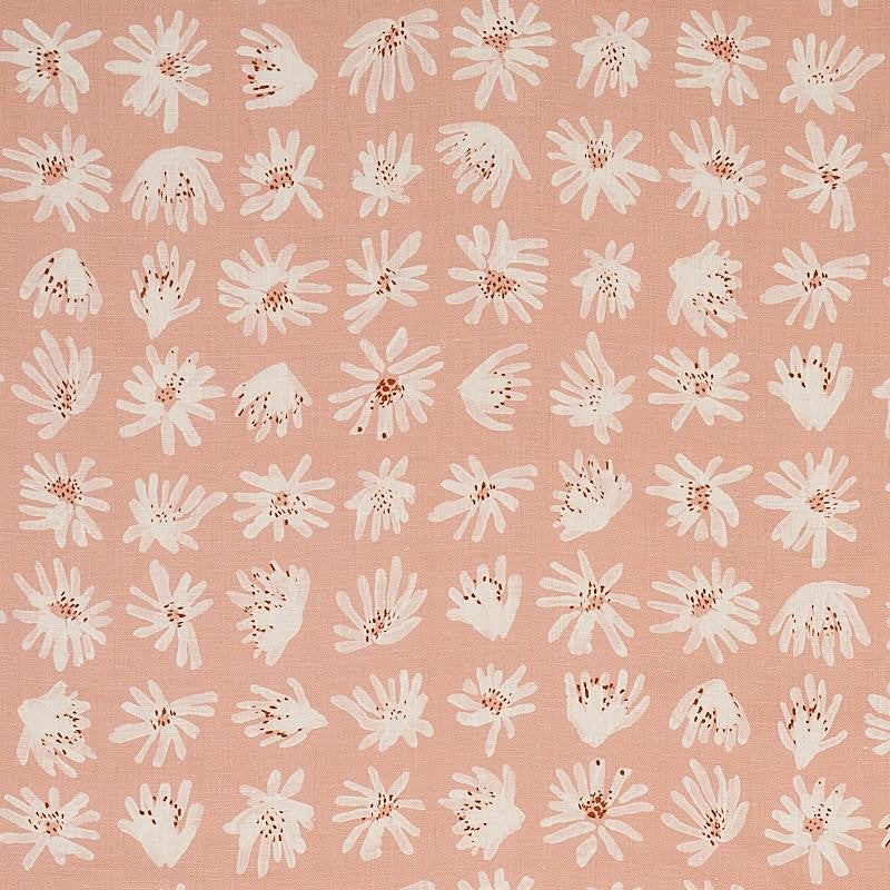 Meadow Rock Blush 179722 by Schumacher Designer Fabric Caroline Z Hurley 13.5" - Swanky Fabrics -