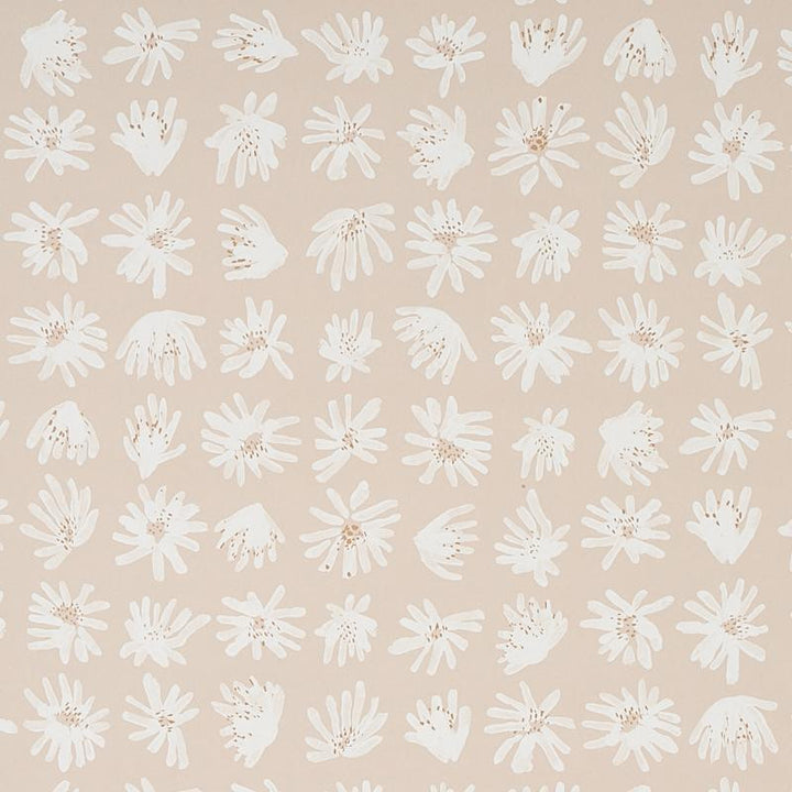Meadow Rock Neutral 5012231 by Schumacher Designer Wallpaper Caroline Z Hurley 13.5" - Swanky Fabrics -