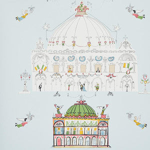 Opera Sky 5012480 by Schumacher Designer Wallpaper
