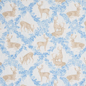 Woburn Meadow Ice 5012730 by Schumacher Designer Wallpaper