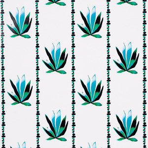 Agave Stripe Lanai 5012680 by Schumacher Designer Wallpaper