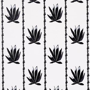 Agave Stripe Parchment 5012681 by Schumacher Designer Wallpaper